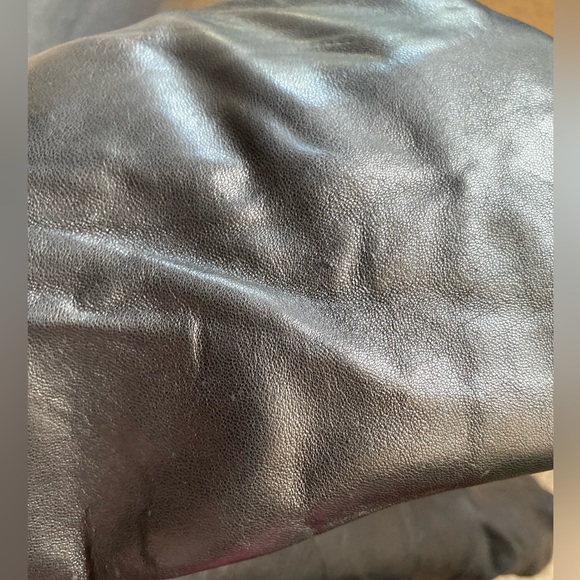 Avanti Black Leather Jacket, M - Picture 12 of 12